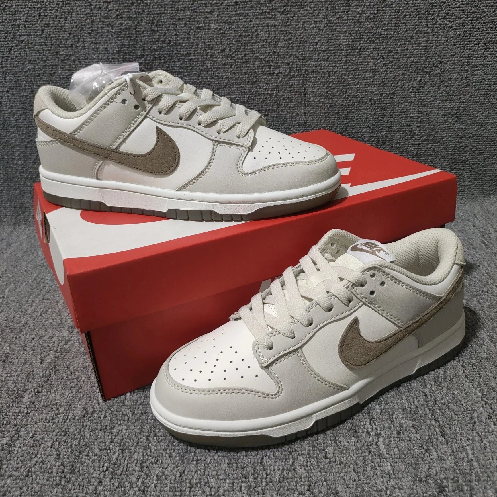 Dunk灰棕色纯原现货实拍頂级全头层防滑耐磨底工厂特价NikeDunkSBProLowRETROPREMIUM耐克NKdunk男女同款低帮板鞋休闲运动鞋FJ4188-001