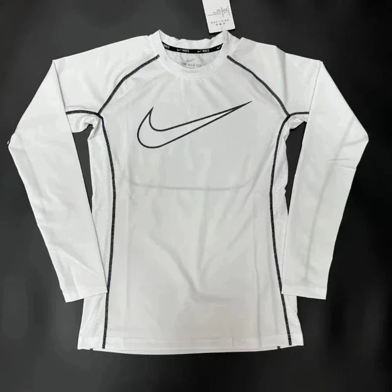White long sleeved large logo