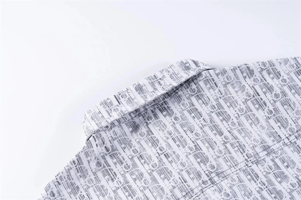 Dior Oblique Print Shirt Beige Multicolor - 8