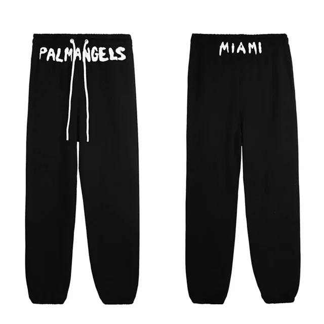 Palm Angels Trousers Elastic-Waist Graphic Jogger product detail image 15