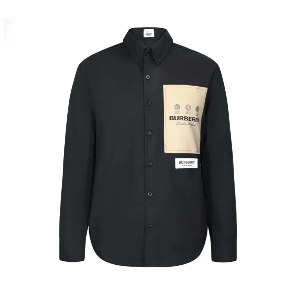 Burberry Monogram-Embroidered White Shirt - 16
