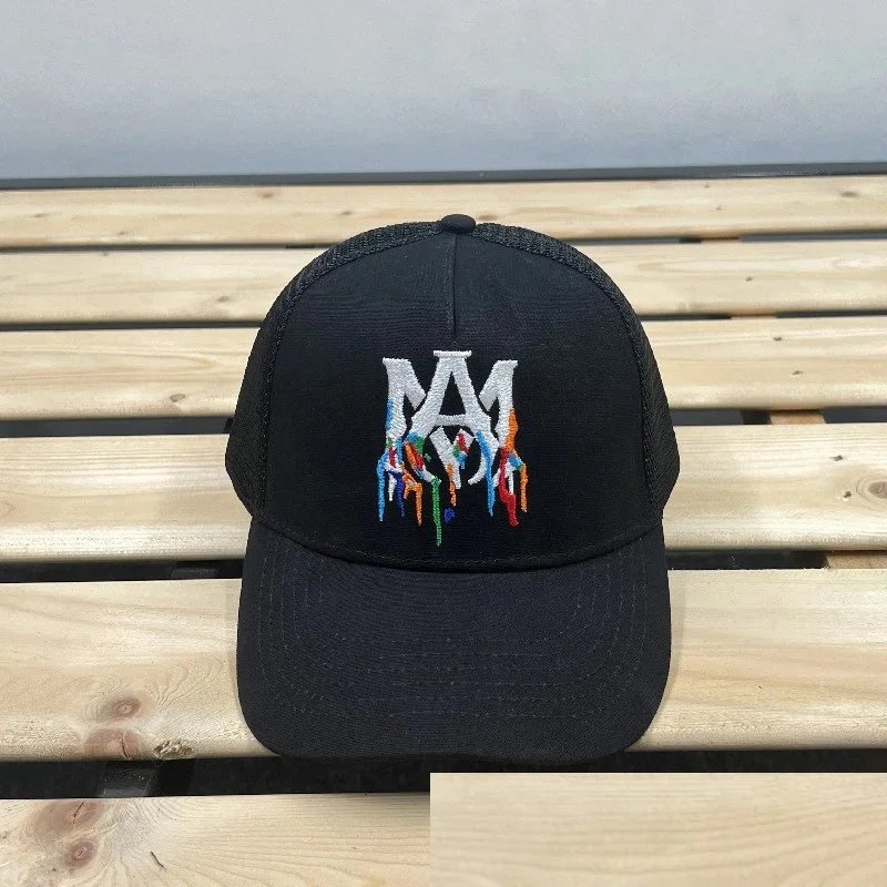 Design Trucker Cap Blue Mesh Back Baseball Cap - 11