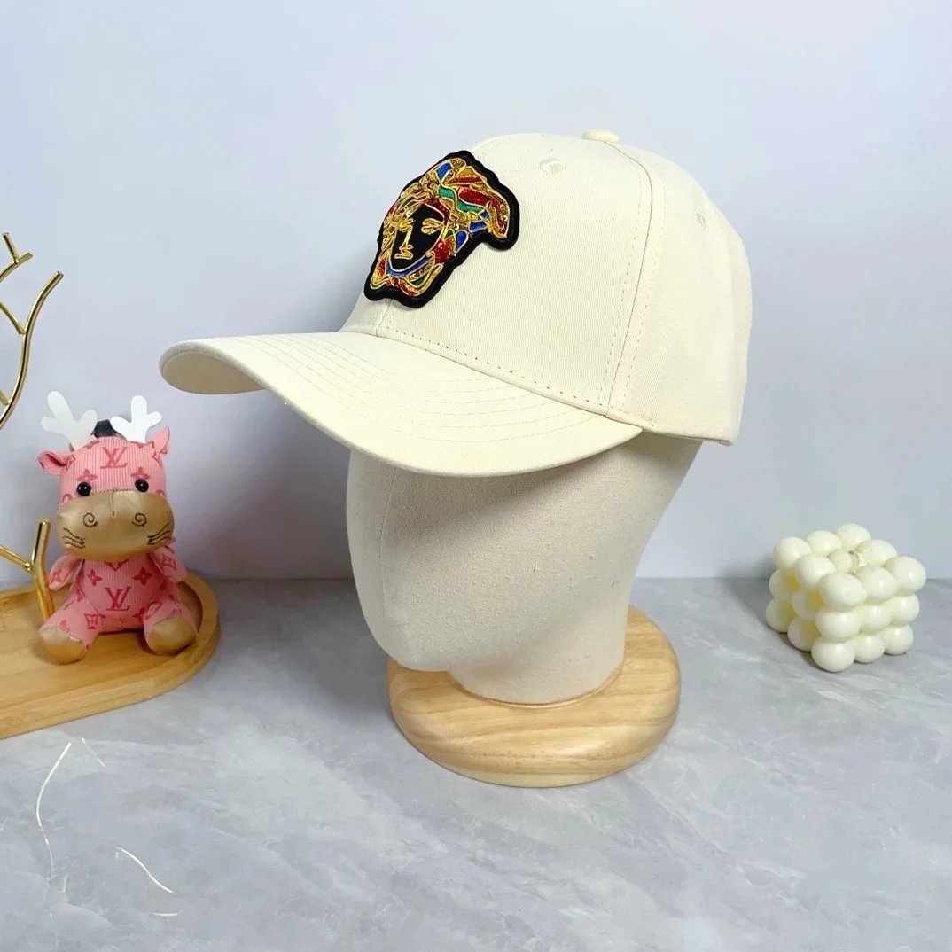 Unbranded Hats Baseball Cap with Embroidered Medusa-Style Patch image 8