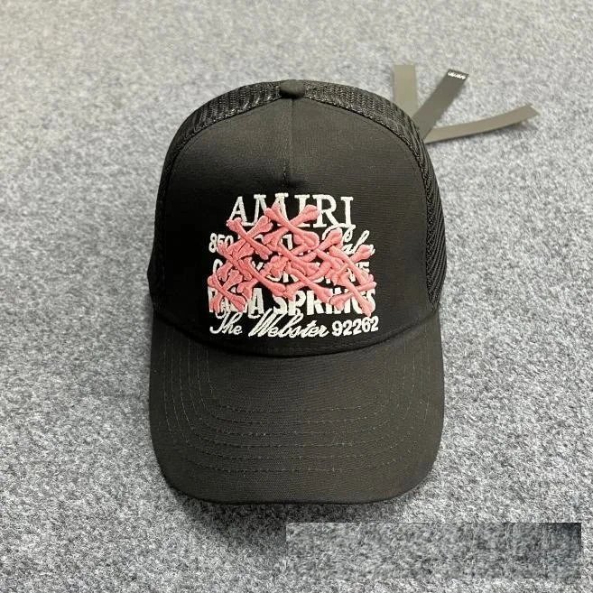 Design Trucker Cap Blue Mesh Back Baseball Cap - 21