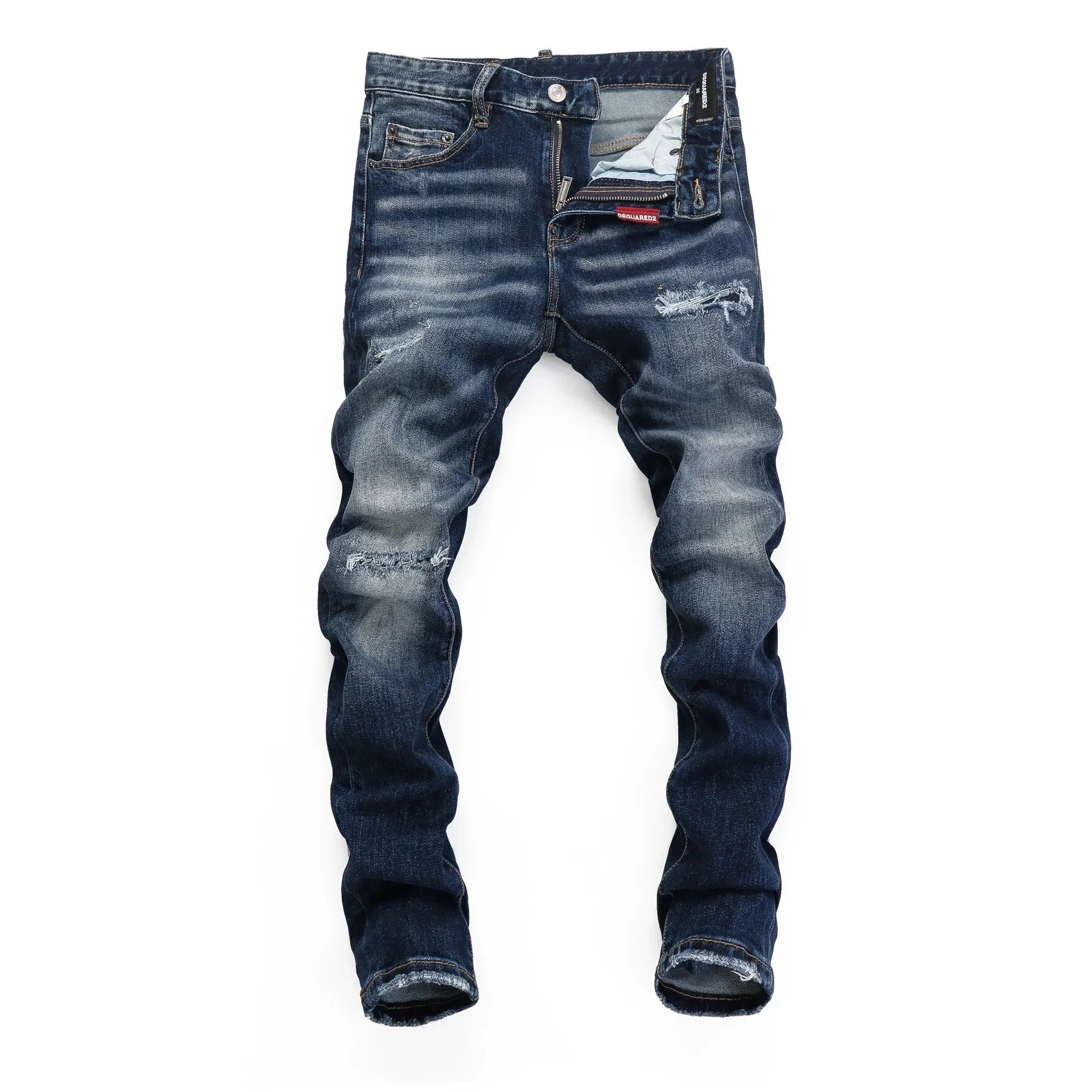 Dsquared2 Paint Splatter Distressed Black Jeans - 29