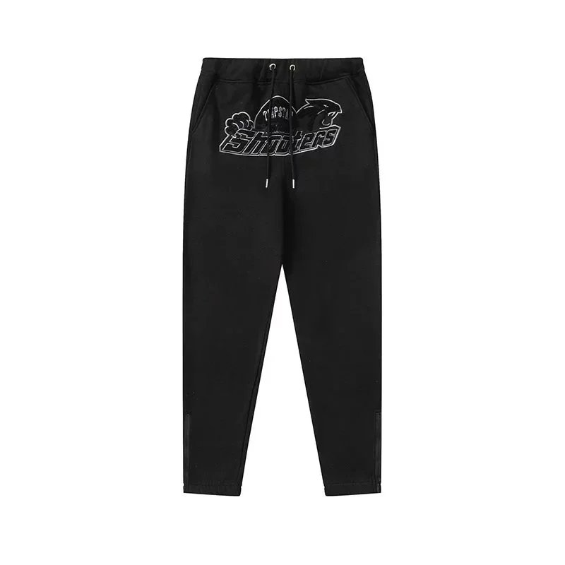 Trapstar Black and Blue Arch Logo Hoodie and Sweatpants Set - 4