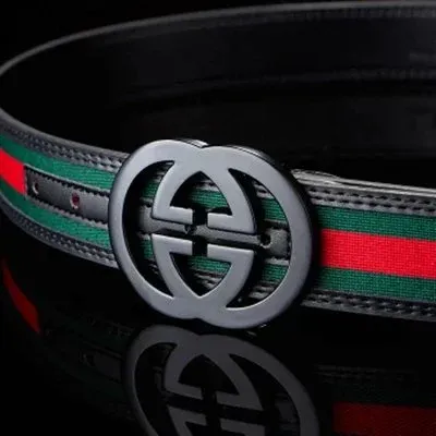 Gucci GG Marmont Web Belt Brown - 8
