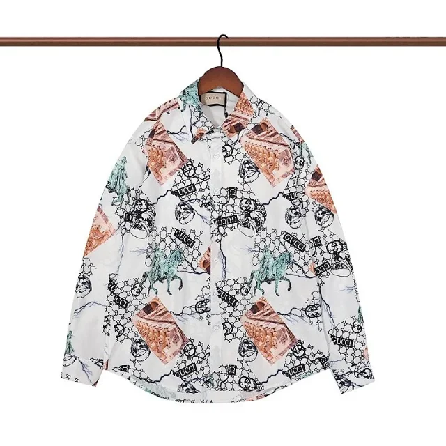 Gucci Shirts Printed Button-Up Shirt product detail image 18
