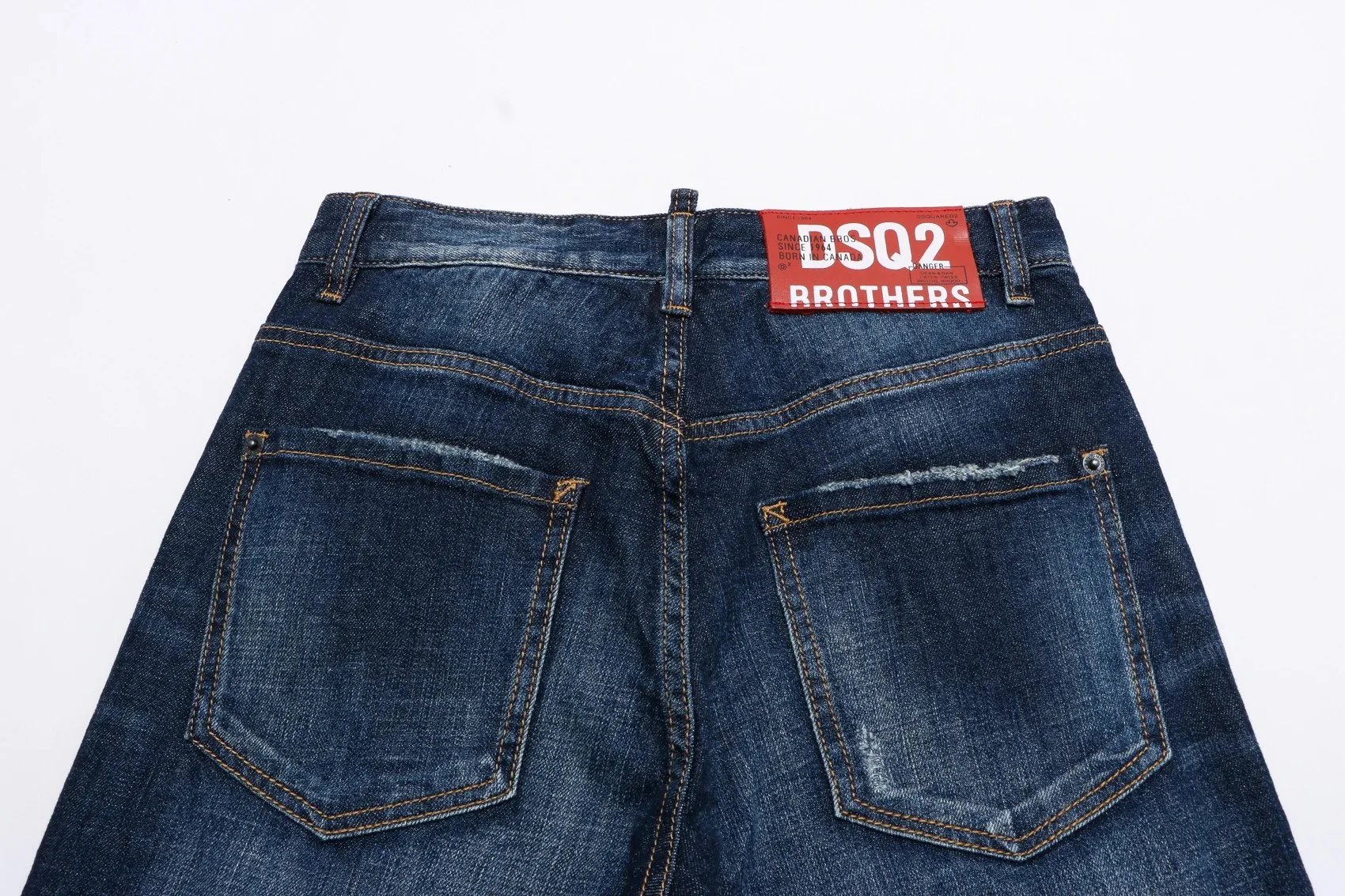 Dsquared2 Distressed Gray Paint-Splatter Slim Fit Jeans - 13