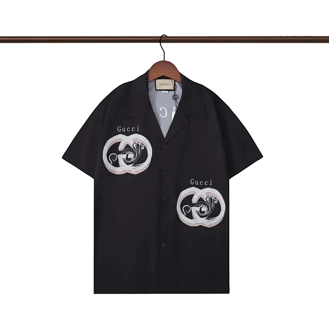 Gucci Shirts Printed Button-Up Shirt product detail image 26