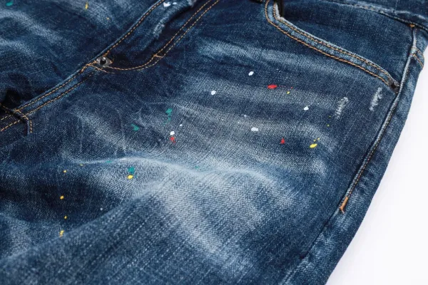 Dsquared2 Distressed Bleach-Splatter Denim Jeans - 6