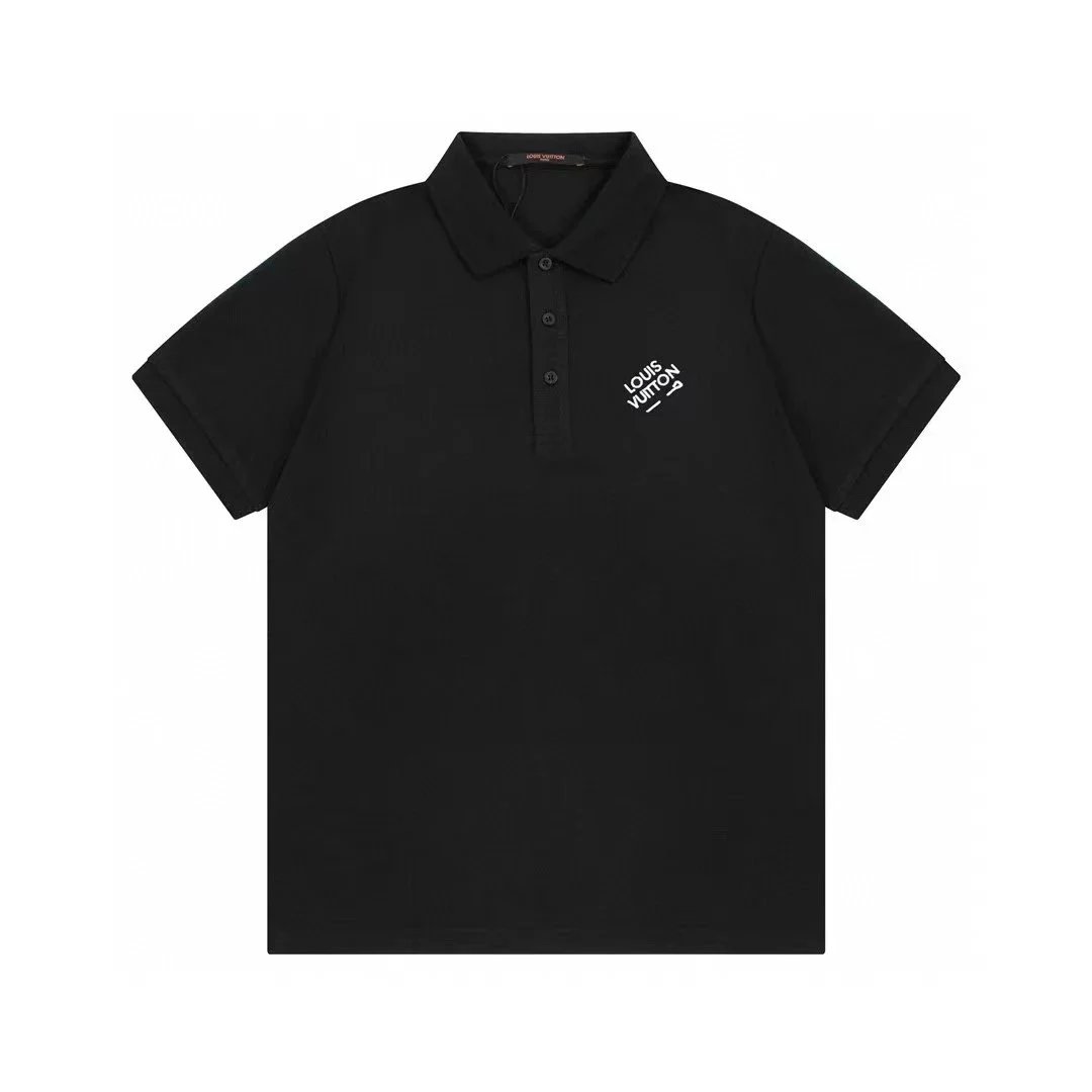 Louis Vuitton LV Monogram Embroidered White Polo Shirt Tops Polo - 13