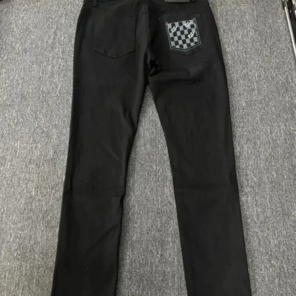 Louis Vuitton Monogram Pocket Detail Light Wash Jeans - 28