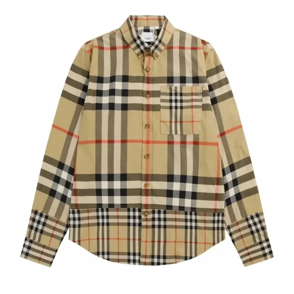 Burberry Classic Check Shirt Beige Multicolor Shirt - 16