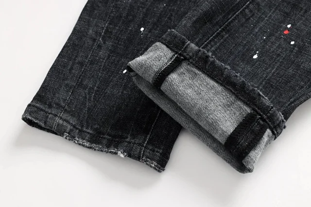 Dsquared2 Jeans Distressed paint-splatter product detail image 11