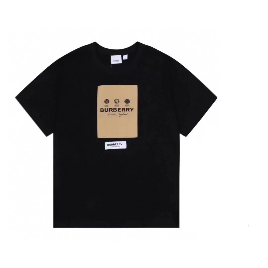 Burberry Logo Patch Black T-Shirt - 12