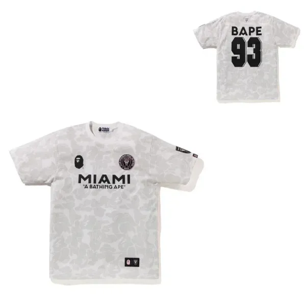 A Bathing Ape x Inter Miami CF Jersey White Camo T-Shirt - 30