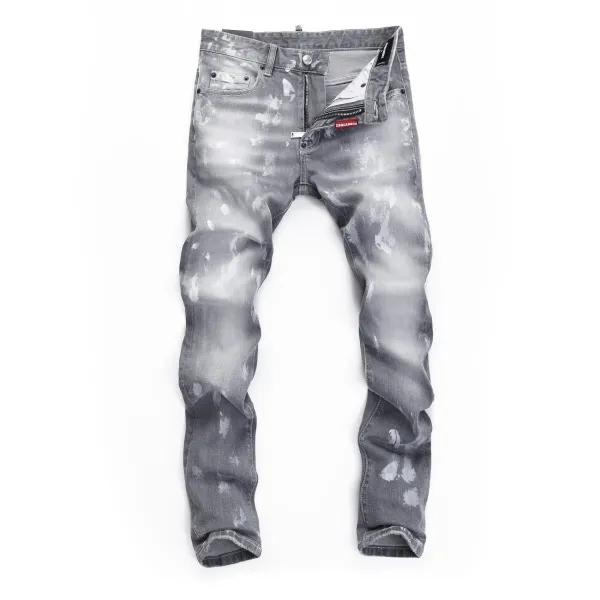 Dsquared2 Distressed Bleach-Splatter Denim Jeans - 19