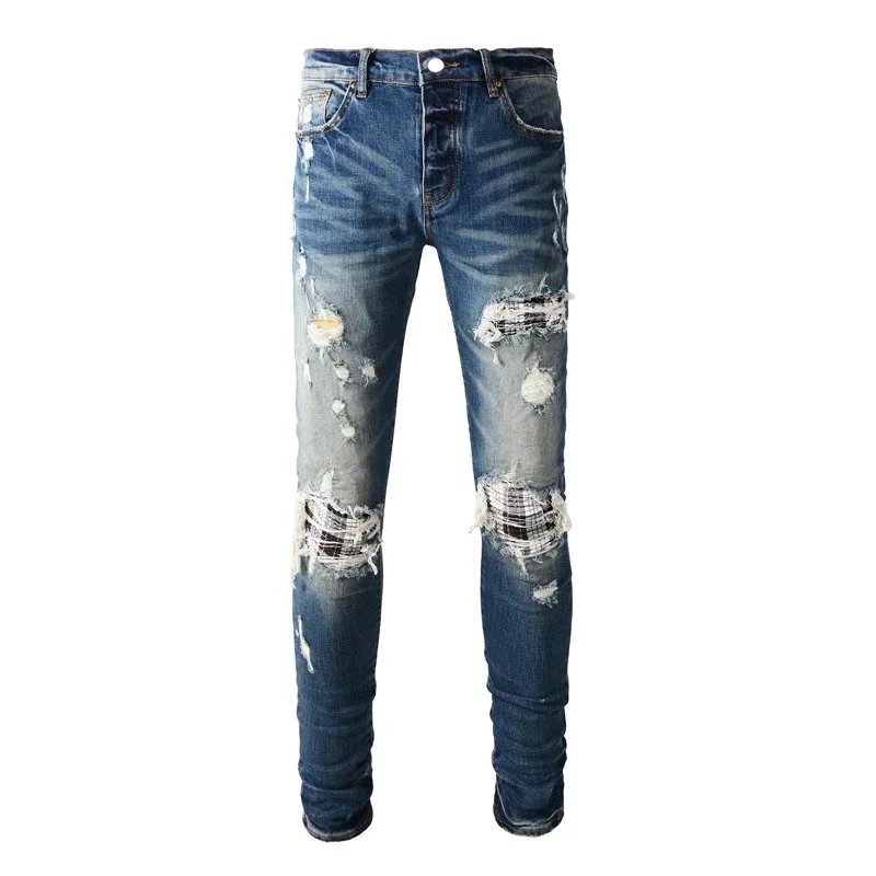 Gallery Dept. Patchwork Distressed Black Jeans - 19