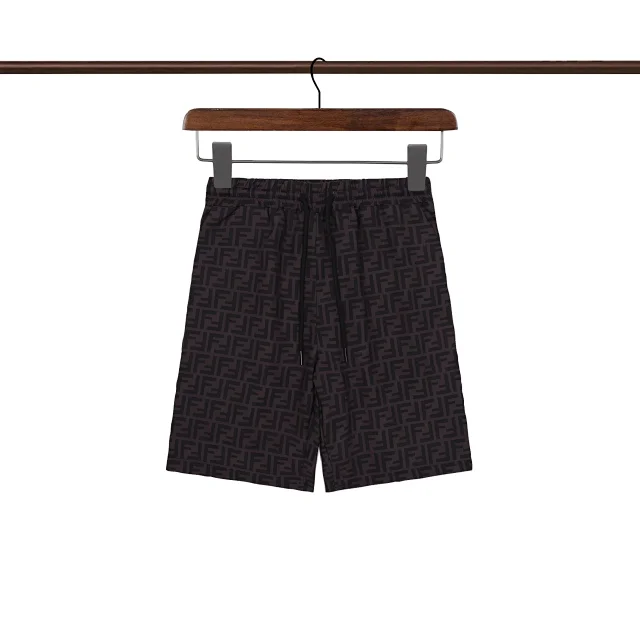 Fendi Shirts Short-Sleeve FF Monogram Camp-Collar Shirt product detail image 5