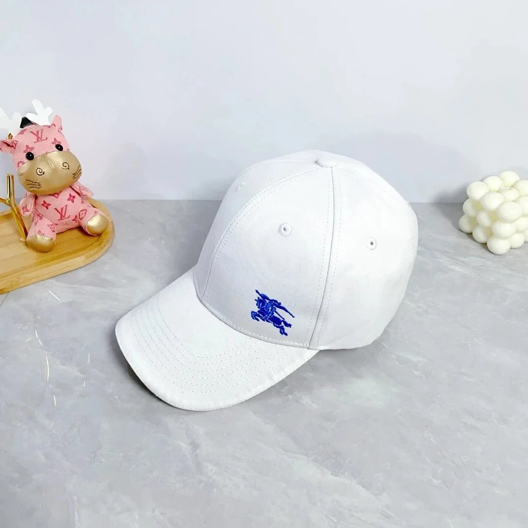 Burberry Logo-Embroidered Black Baseball Cap - 14