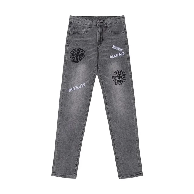 Unbranded Jeans Straight-Leg Cross Appliqué product detail image 12
