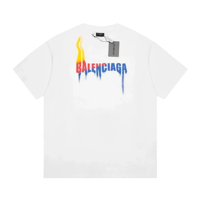 Balenciaga T-Shirts Graphic Logo Print product detail image 16