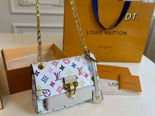 Louis Vuitton Saint-Jacques Bag Beige Monogram Empreinte Chain Bag - 21