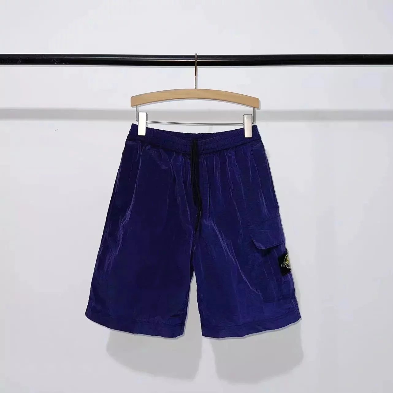 Stone Island Compass Logo Shorts Gray - 14