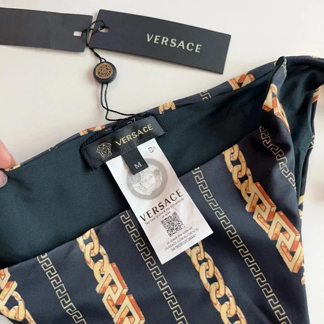 Versace Swimwear Triangle Tie-Side Bikini Set product detail image 7