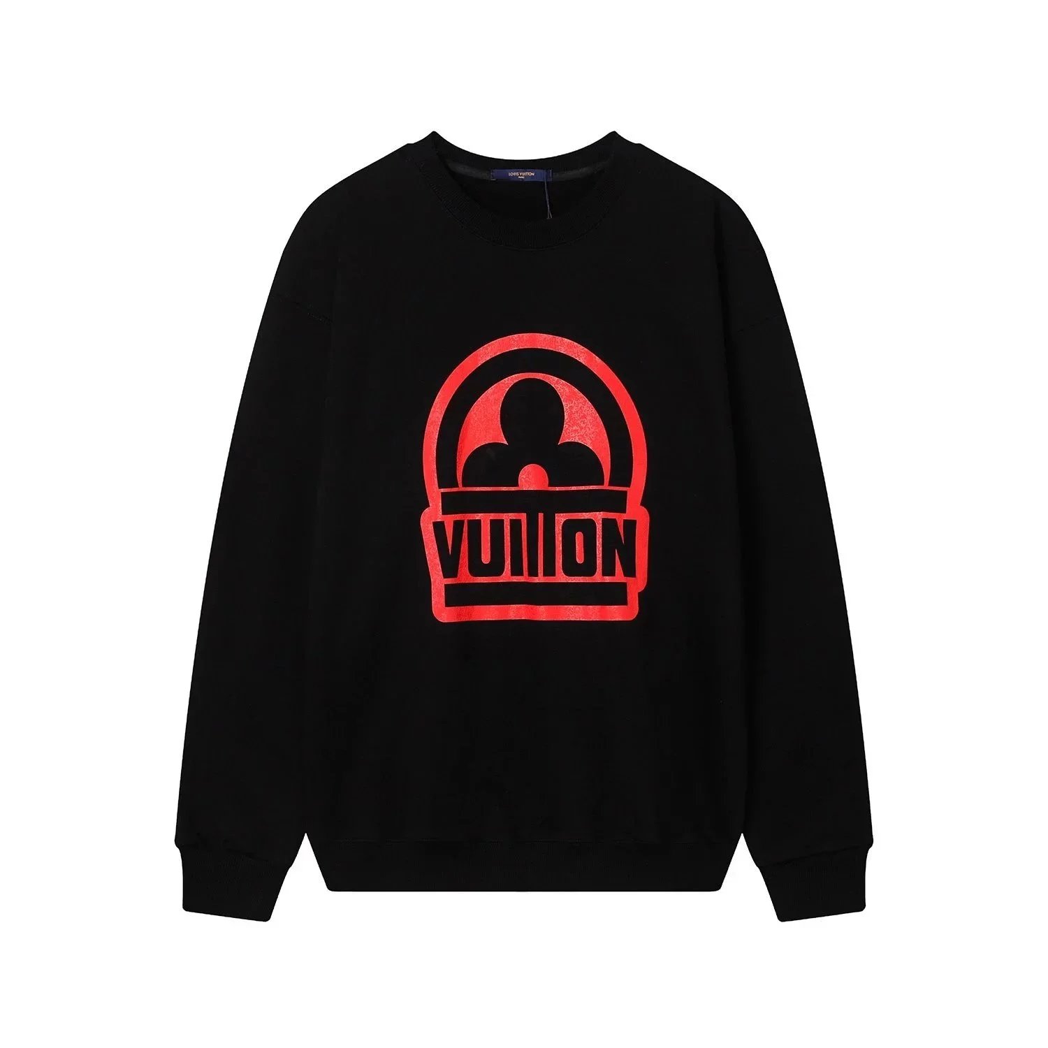 Gucci Rainbow Lightning Logo Crewneck Sweatshirt Beige Hoodie - 4