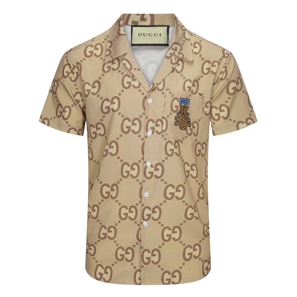 Gucci Floral Print Short-Sleeve Shirt Multicolor - 15