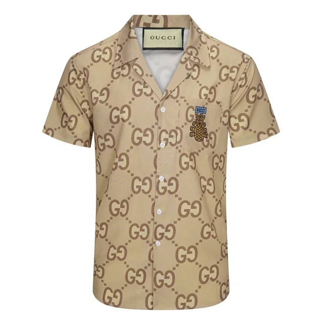 Gucci Shirts Short-sleeve printed button-up shirt product detail image 14