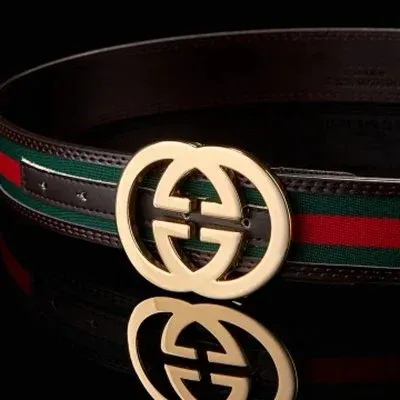 Gucci GG Marmont Web Belt Brown - 7
