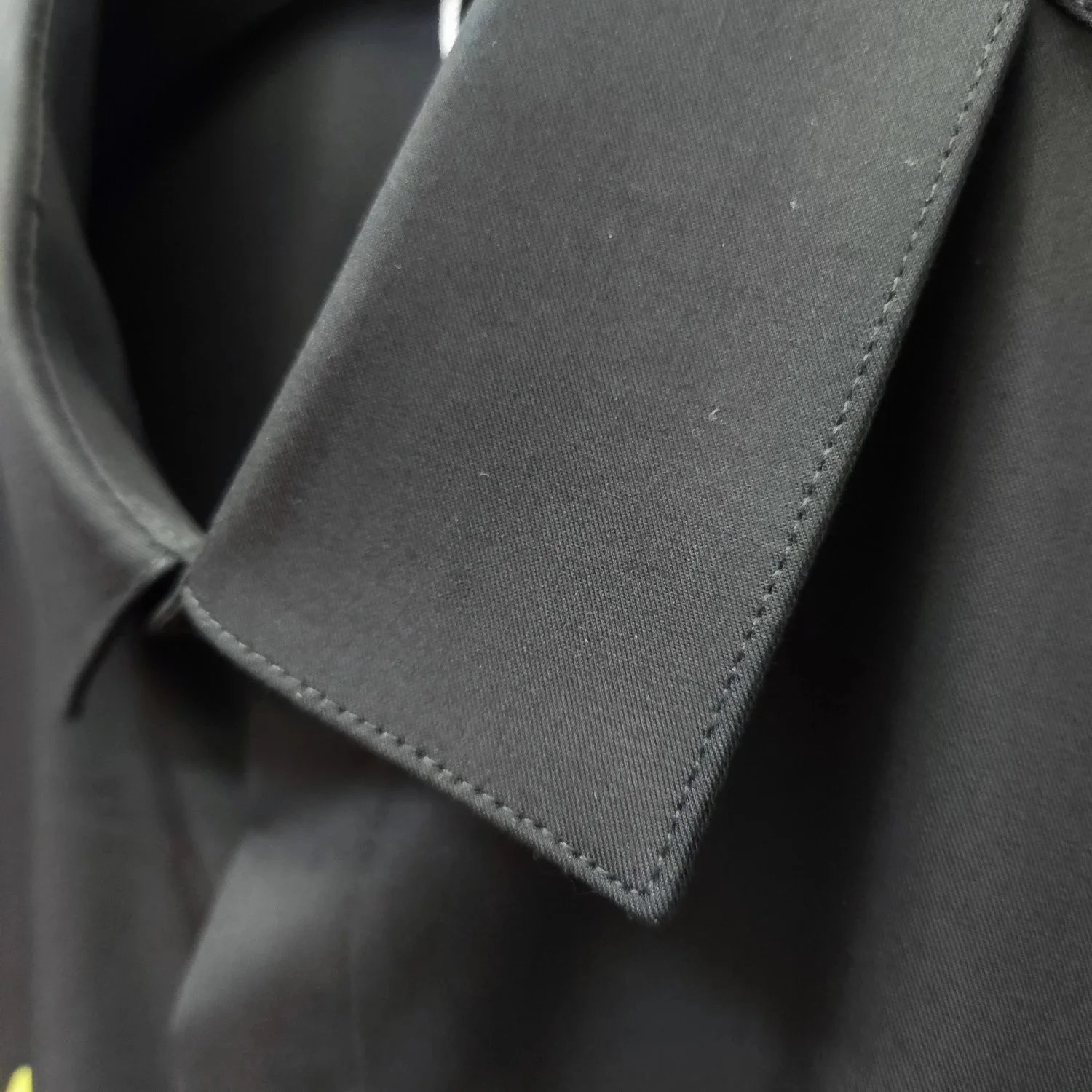 Dior Black Shirt with Turtle Brooch - 13