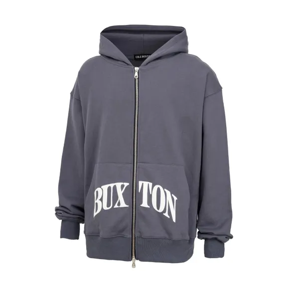Arachnophobia Spiderweb Graphic Hoodie Gray - 20