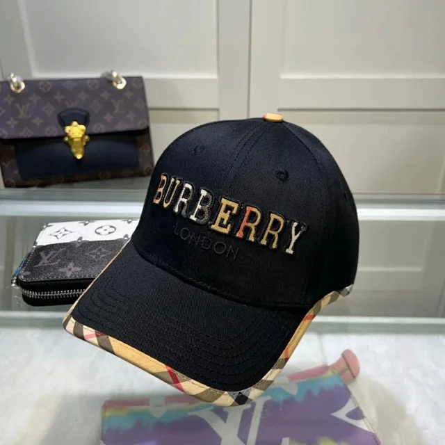 Burberry Hats Baseball Cap with Embroidered Logo or Equestrian Knight Emblem product detail image 15