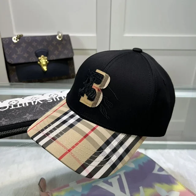 Burberry Hats Baseball Cap with Embroidered Logo or Equestrian Knight Emblem product detail image 26