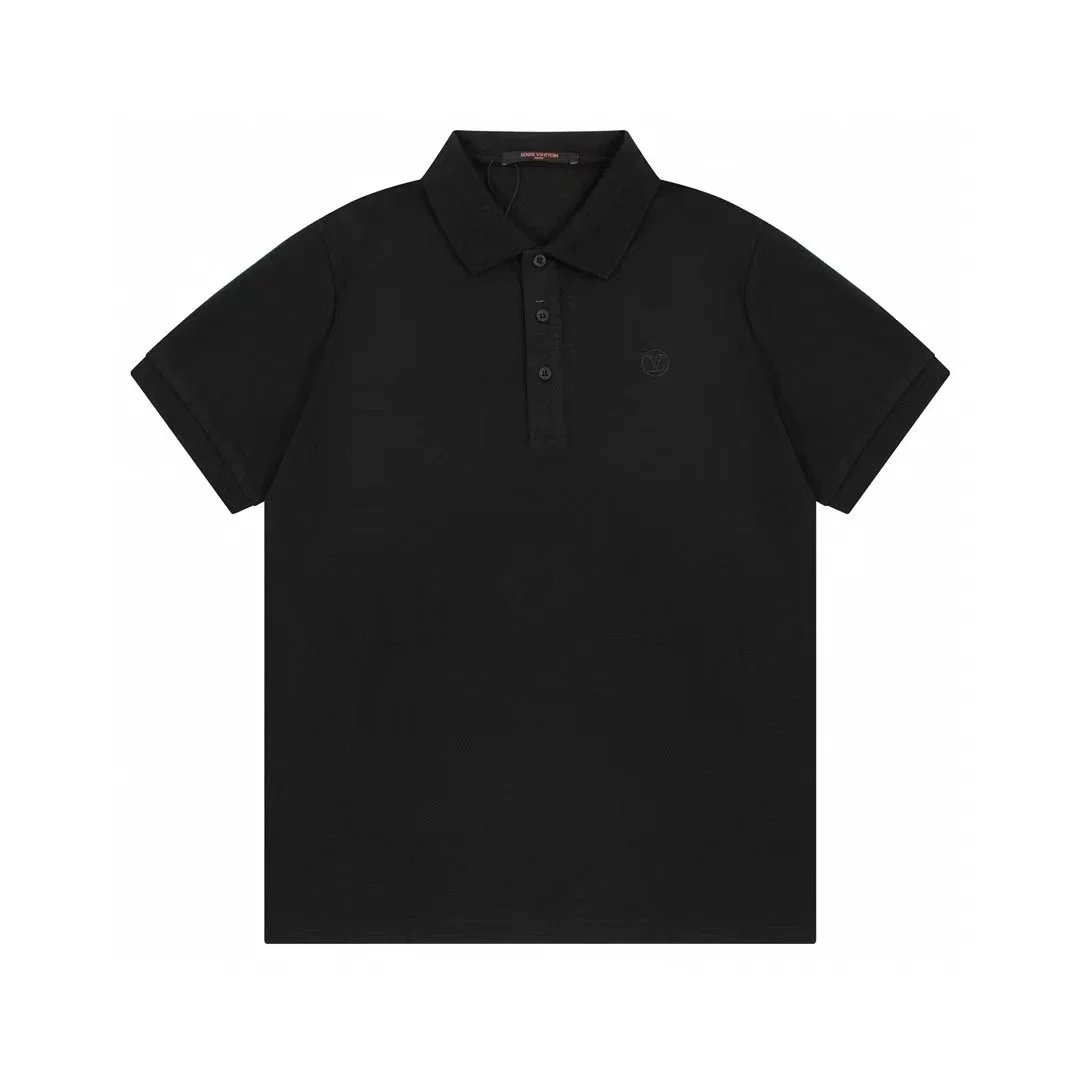 Louis Vuitton LV Monogram Embroidered White Polo Shirt Tops Polo - 3