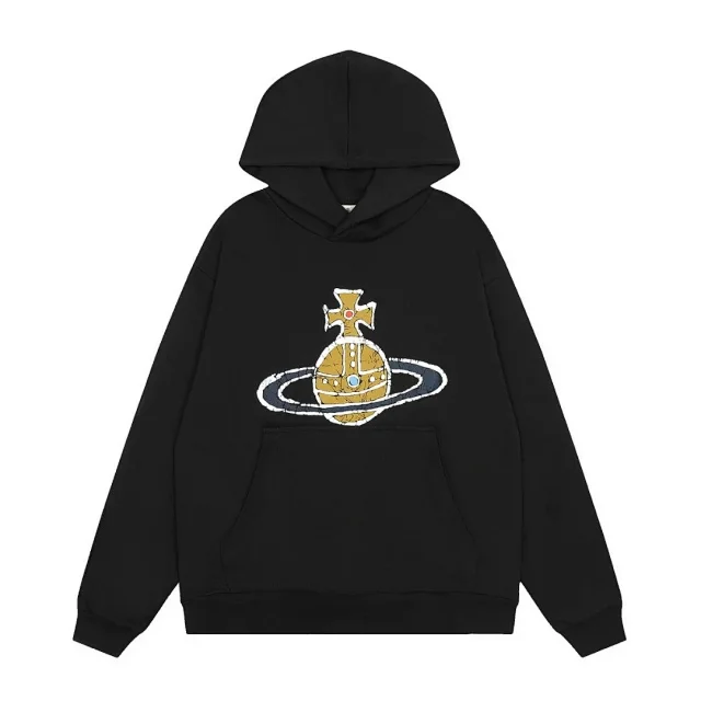 Vivienne Westwood Hoodies & Sweatshirts Orb Graphic Pullover Hoodie product detail image 11
