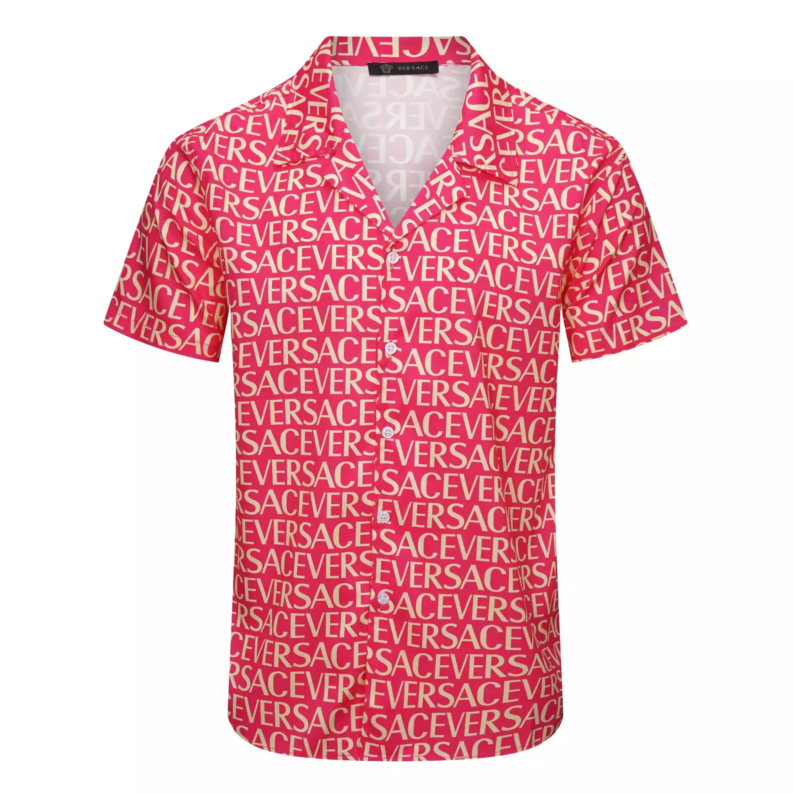 Versace Medusa Print Short-Sleeve Shirt and Shorts Set Multicolor - 18