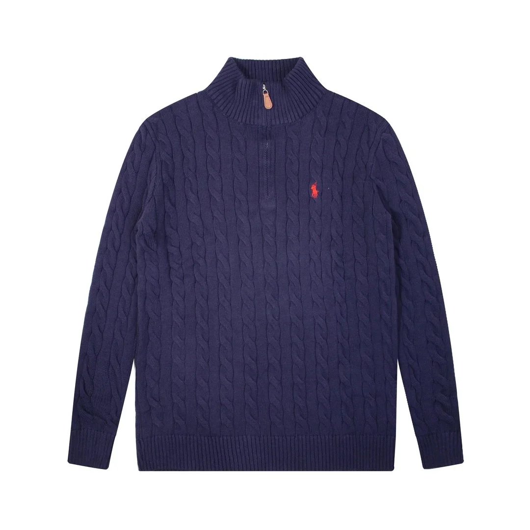 Polo Ralph Lauren Cable Knit Cardigan Lavender Sweater - 18