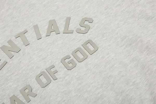 Fear of God Essentials Arch Logo Hoodie Gray - 13