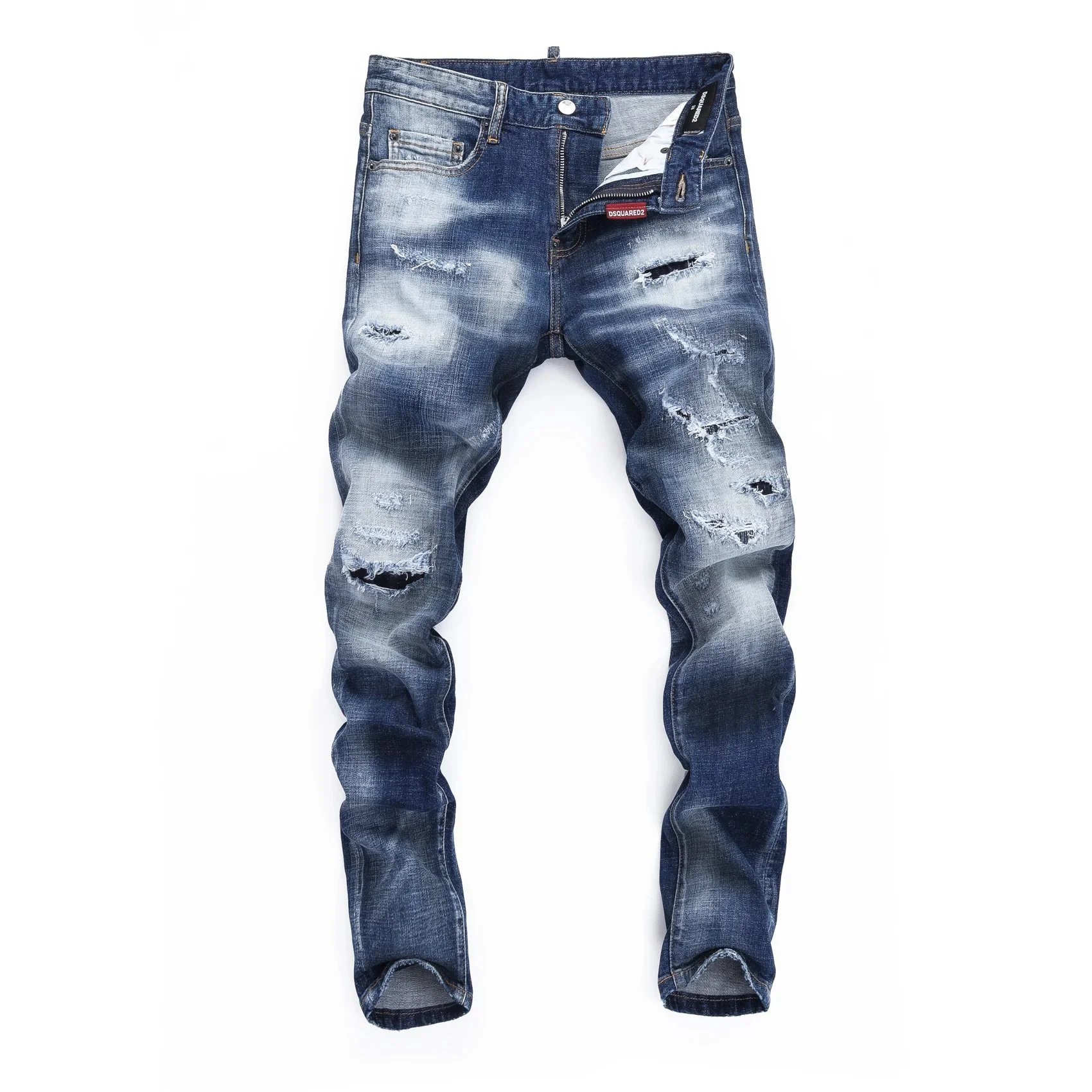 Dsquared2 Paint Splatter Distressed Black Jeans - 21