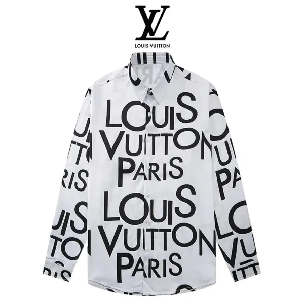 Louis Vuitton Floral Print Long-Sleeve Shirt White Multicolor - 12