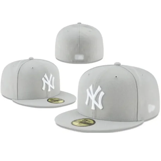 New Era Hats 59FIFTY-style flat-brim fitted baseball caps with embroidered team logos product detail image 20
