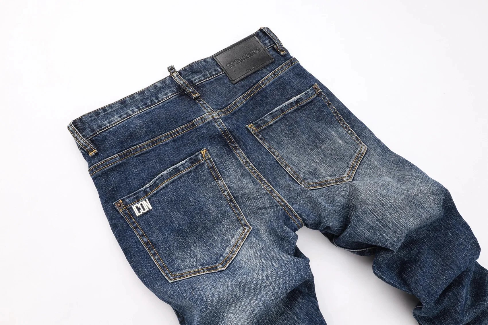 Dsquared2 Distressed Paint-Splatter Slim Fit Jeans - 5