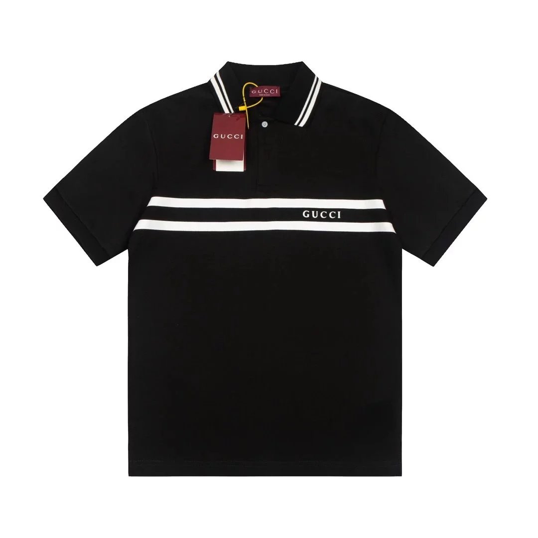 Gucci Logo Print White Polo Shirt - 12
