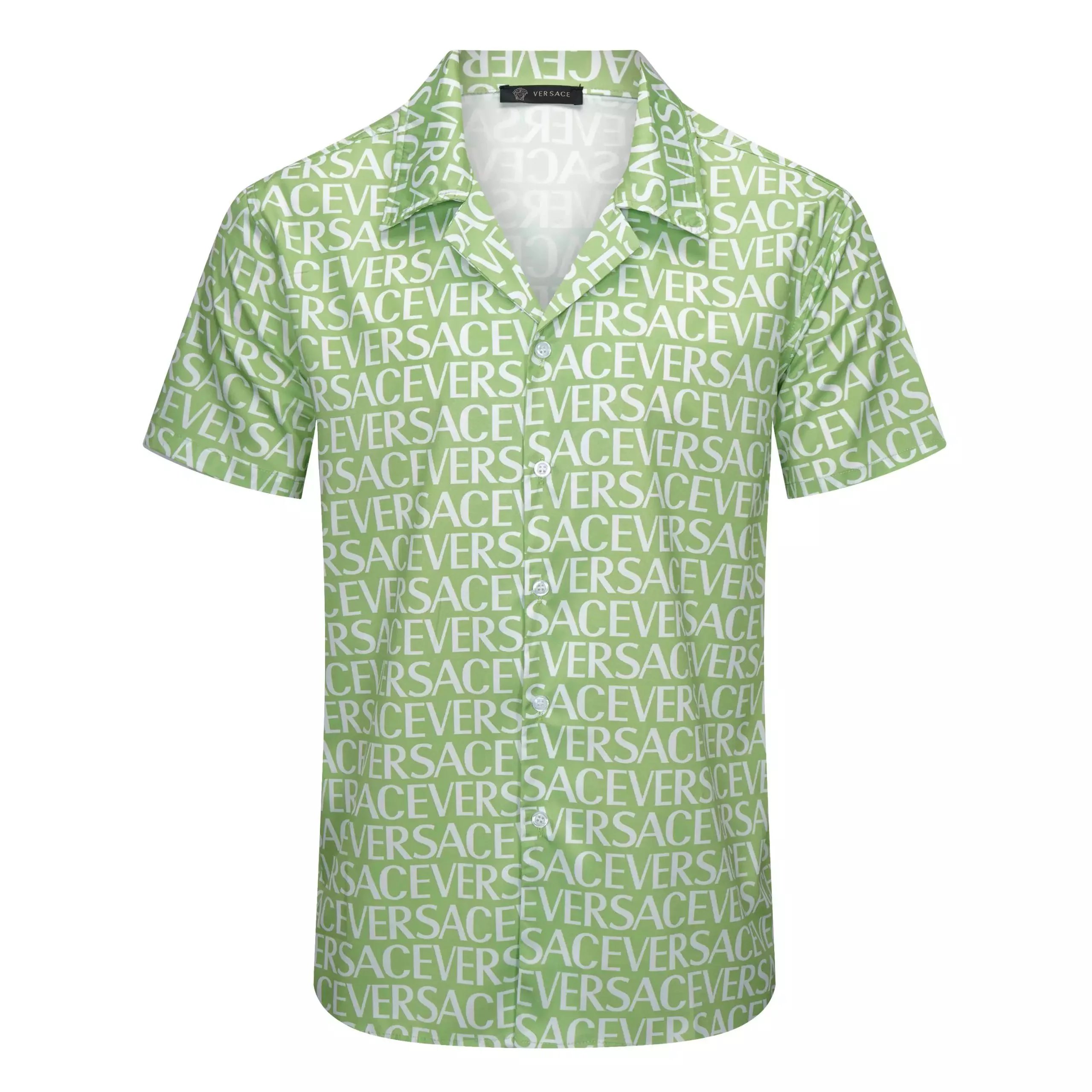 Versace Medusa Print Short-Sleeve Shirt and Shorts Set Multicolor - 14