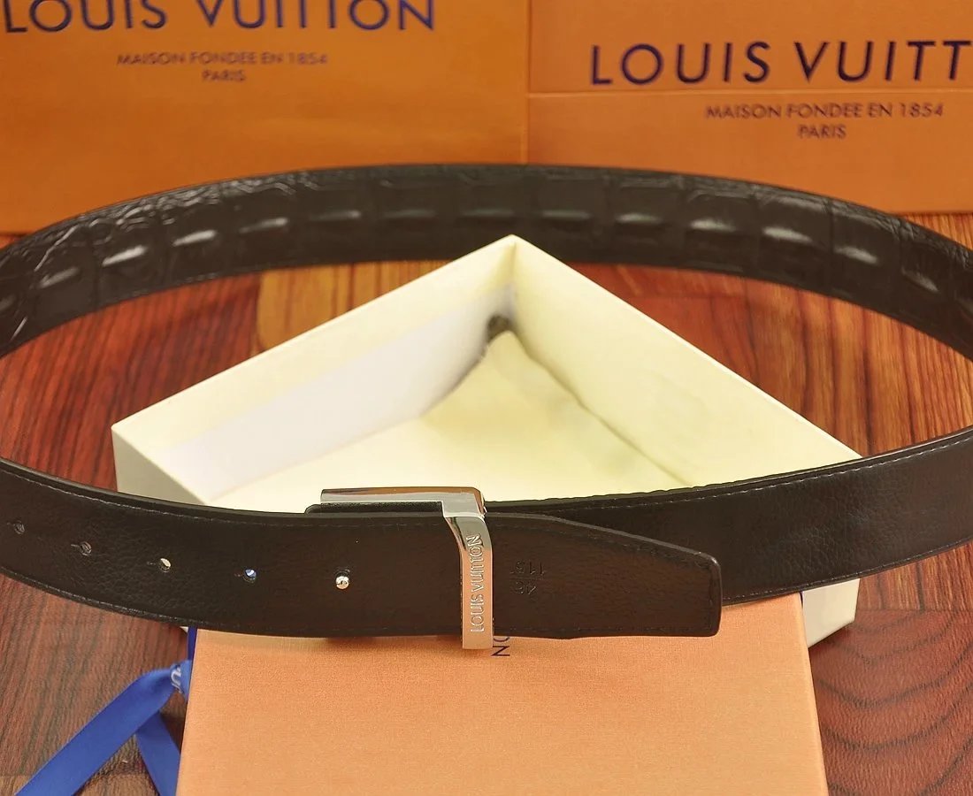 Louis Vuitton Monogram Black Multicolor Belt - 4